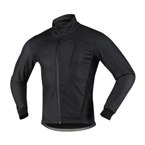 Custom Made Plus Size Yellow Softshell Thermal Windproof Printed <b>Reflective</b> Waterproof Winter <b>Cycling</b> <b>Jacket</b> - Product Image 2