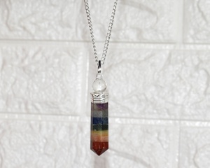 Péndulo de Radiestesia Metálico Multicolor Hecho a Mano, Duradero, de Calidad Premium, para Chakras - Product Image 1