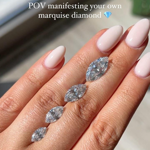 Diamants synthétiques en vrac de 1,00 ct à 5,00 ct, taille marquise, cultivés en laboratoire, certifiés IGI, clarté VS1, couleur E, CVD HPHT, vente en gros - Product Image 1