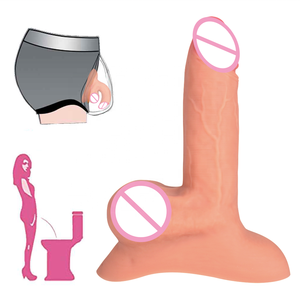 Paket Prostetik Penis FTM STP 3 in 1 Grosir, Perlengkapan Pee Play Transgender, Alat Pembungkus Silikon FTM Packers - Product Image 1