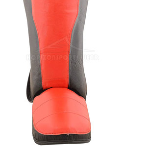 Espinilleras Profesionales de Cuero, Ligeras y Resistentes a Impactos, para Entrenamiento, Equipo Deportivo de Alta Protección y Densidad - Product Image 4