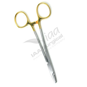 Portaagujas manual de acero reutilizable, tijeras, pinza quirúrgica, portaclavos ortopédico veterinario, cortador - Product Image 4