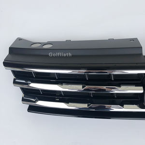 Calandre avant noire mate avec écran de Protection contre les insectes filet en maille nouvelle condition pour <span class=keywords><strong>Volkswagen</strong></span> pour Tiguan L R Line ABS voiture Gri - Product Image 2