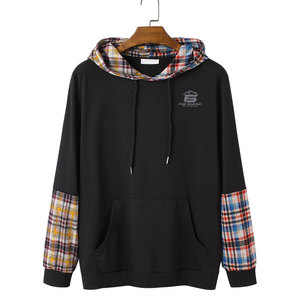 เสื้อฮู้ดดี้ผู้ชายผ้าฝ้ายฟลีซน้ำหนักเบา 100% สำหรับฤดูหนาว เป็นมิตรกับสิ่งแวดล้อม แห้งเร็ว ระบายอากาศได้ดี สวมใส่สบาย ทรงทันสมัย สีพื้น - Product Image 1