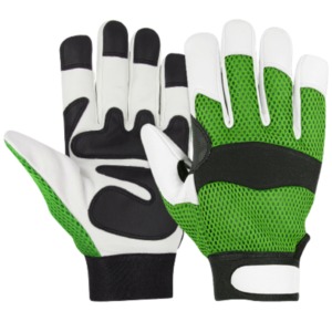 Gants de sport à doigts entiers bleus et blancs en polyester respirant unisexe toutes saisons - Product Image 5