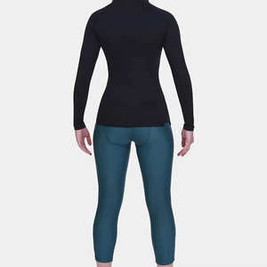 Leggings tricotés personnalisés haute performance pour femmes, taille haute, couleur unie, pour le yoga et le sport, effet ventre plat - Product Image 2