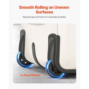 Maletín con Ruedas para Portátil de Negocios, con Capacidad para Portátiles de hasta 15.6 Pulgadas, con 2 Ruedas Fijas Telescópicas - Product Image 6