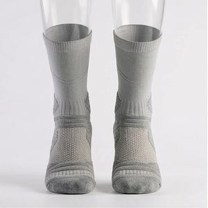 Cushioned Running Cycling Basketball <b>Socks</b> Athletic Heel Fits Breathable Performance Arch Support Durable Customized Color Pair - Product Image 1