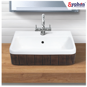 Meilleures ventes : Lavabo de salle de bain en céramique de forme carrée, qualité excellente, certifié CE et ISO, pour acheteurs en gros - Product Image 1