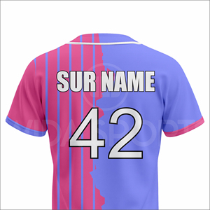 ชุดยูนิฟอร์มเบสบอลแบบกำหนดเอง ชุดทีมชาติสหรัฐอเมริกา เสื้อเจอร์ซีย์ฤดูร้อน ครึ่งตัว  ขั้นต่ำในการสั่งซื้อน้อย ผลิตเร็ว ระบายอากาศได้ดี  รับผลิตแบบซับลิเมชั่น  ผู้ผลิต OEM - Product Image 5