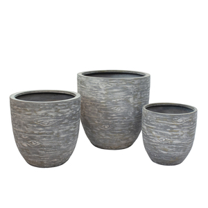 Macetas de Cerámica Vietnamitas Personalizadas, Económicas, Hechas a Mano, de Fibra de Piedra, Decoración para Exteriores, de Fábrica Vietnamita - Product Image 1