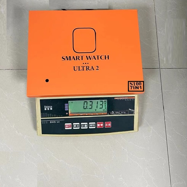 Hotsale S100 Ultra Smart Watch 7 in 1 Straps 49mm Full Touch Screen Sport Fitness Watch with Protective Case