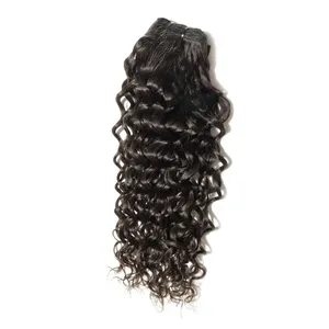 ผมแท้แบบ Remy Weft สีน้ำตาลดำ ลอนธรรมชาติ เนื้อนุ่ม หนาเต็ม ปริมาณมาก - Product Image 1