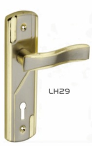 Serrure de porte extérieure anti-corrosion à levier de designer en fer pour portail - Product Image 2