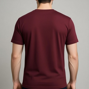 T-shirt pour homme, coupe ample, manches courtes, 100% coton, respirant, séchage rapide, 200 grammes, style vintage, pack, été, décontracté, tous les jours - Product Image 4