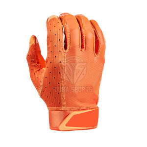 Pakistan Manufacturer Supply Leather American Football Gloves With OEM ODM Custom Service - Product Image 2