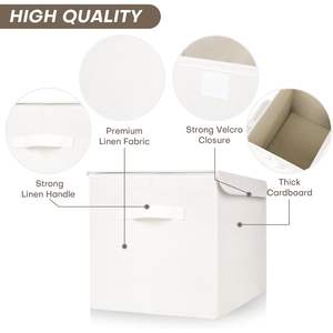 Caja de tela atemporal para organización ordenada hecha en Vietnam - Product Image 1