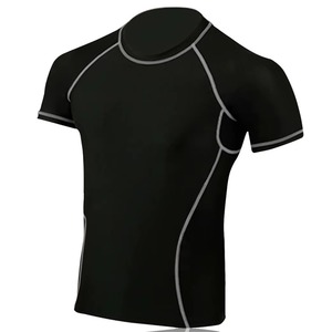 Ensemble Rashguard BJJ No-Gi MMA pour Homme – T-shirt de Compression d'Entraînement et Short de Combat Élastique à Séchage Rapide, Respirant, Personnalisable, Écologique - Product Image 4