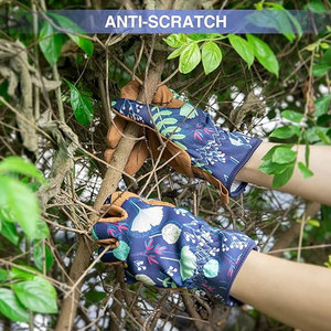 Guantes de Trabajo Reforzados de Cuero Vacuno Granulado para Hombre y Mujer, Guantes de Seguridad Industriales Resistentes, Guantes de Cuero Duraderos - Product Image 6