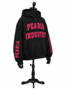Custom <b>Men</b> Breathable Zip-Up Hoodie Knitted 100% Cotton <b>Pullover</b> <b>Jacket</b> with Pocket Winter Streetwear Heavyweight 240g - Product Image 2