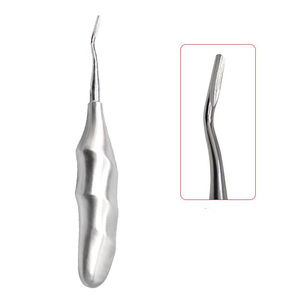 Nouvel ensemble chirurgical d'élevateurs dentaires en acier inoxydable, outils courbés pour l'extraction radiculaire et la dépose dentaire - Product Image 3