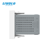 USB-2C Wandsteckdose mit Funktionstaste, Doppel-USB-C-Ausgang, Stromsteckdosenmodul mit 2 Anschlüssen für den Heimgebrauch, Weiß, 22,5mm*45mm