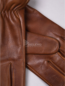 Gants de moto en cuir de chèvre vintage de qualité supérieure, perforés, pour l'été, faible MOQ, vente en gros - Product Image 3
