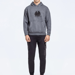 Sudadera con Capucha de Diseño Moderno para Hombre, Sudadera Informal con Logotipo Personalizado, 100% Algodón, Sudadera Gruesa para Hombre - Product Image 3
