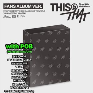 Álbum para Fans de Stray Kids THIS & THAT (Versión para Fans) Mini Álbum con Miembro Aleatorio de POB Incluido - Product Image 1