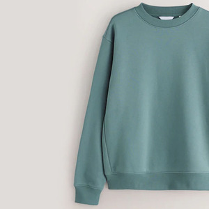 เสื้อสเวตเชิ้ตผู้ชาย ผ้าฝ้าย 100% ผ้าฟลีซ สวมใส่สบาย แขนยาว อุ่นสำหรับฤดูหนาว คอกลม ทรงพอดีตัว ระบายอากาศได้ดี - Product Image 3