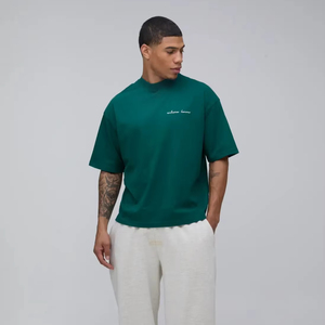 mens heavy cotton oversized <b>tshirt</b> boxy fit drop shoulder loose fit streetwear <b>tshirt</b> factory direct supplier - Product Image 1