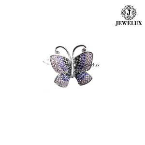 Best selling jewelux 925 silver IGI certified 14K gold plated luxury Wedding engagement party wear Unisex fine <b>ring</b> From India - Product Image 4