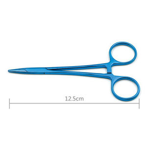 Pinzas de titanio para agujas médicas, soporte para agujas de párpado, pinzas para clípeles de cirugía con hilo enterrado, pinzas finas cosméticas de Dentavex - Product Image 6