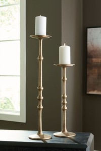 Porte-bougie de luxe en marbre et laiton, centre de table pour la salle à manger, au meilleur prix - Product Image 5