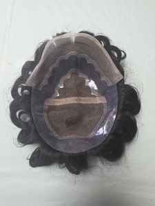 Bollywood Model Taz Hair BD Virgin Human Hair Wig Soft Indian Hair Prosthesis for Men Remy Toupee - Product Image 4