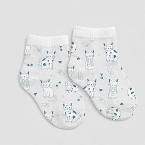 Kids <b>Socks</b> Cotton Comfortable <b>Breathable</b> <b>Socks</b> for Boys & Girls, Durable Everyday <b>Socks</b> for School - Product Image 2