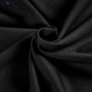 Tissu CVC de haute qualité 270 GSM, épais, pour chemise, teinture unie, couleur unie, épaules tombantes, anti-boulochage, manches courtes, décontracté - Product Image 6