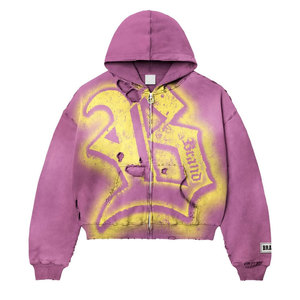 Factory Proper Design Good Quality Trendy Outfit Men <b>Hoodie</b> Mid Weight 350 GSM Basic Cotton Blended <b>Hoodie</b> For Men - Product Image 3