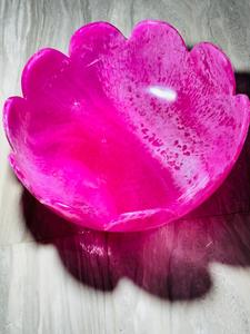 Tazón de Resina con Forma de Flor Rosa, Diseño Clásico Moon Rise Craft, Apilable, Vajilla para el Hogar y Fiestas, para Servir Frutas y Dulces - Product Image 2