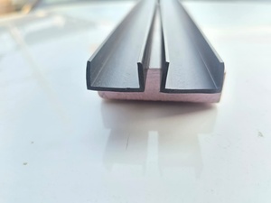 Custom Extruded PVC C Channel C Cap Profile for WPC <b>Door</b> Edge Cover Decorative <b>Trim</b> and Edge Protection - Product Image 2