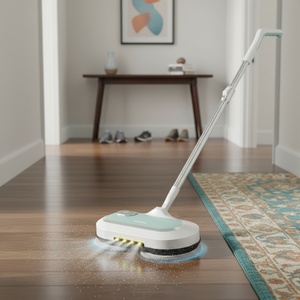 Sudex S2 SE Mopa Eléctrica Inalámbrica Recargable con Luz LED, Mango Ajustable, Limpiador Inteligente para Pisos de Madera, Cerámica y Azulejos - Product Image 2