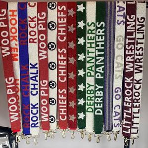Game Day Parts Custom Sports Team Beaded Purse <b>Strap</b> Seed Bead Tote Belt Crossbody Shoulder <b>Replacement</b> Handle Handbag - Product Image 3