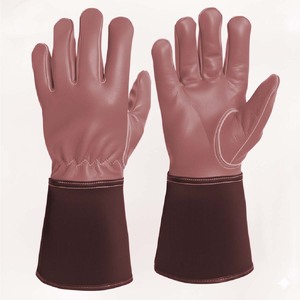 Strong Leather Welding Gloves <b>Heat</b> Resistant Protective Gloves for Industrial Welding Safety - Product Image 6