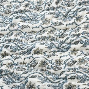 Couverture de luxe faite à la main, surdimensionnée, pour hôtel, patchwork, réversible, matelassée, 100% coton, écologique - Product Image 3