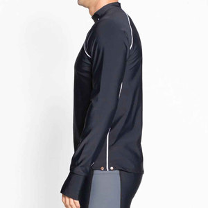 เสื้อยืดออกกำลังกายแบบเรียบง่ายสำหรับผู้ชาย MMA Rash Guard ระบายอากาศได้ดี แห้งเร็ว เป็นมิตรกับสิ่งแวดล้อม แขนยาว พิมพ์ลายดิจิตอล FLP GEARS - Product Image 5