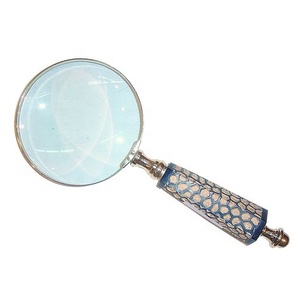 Vidrio de ojo de artesanía india, venta al por mayor, aspecto Vintage, nuevo diseño 2025, lupa de Metal de alta calidad, Color bronce, diseño antiguo - Product Image 5