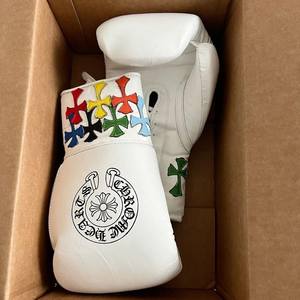 Conjunto de Boxeo Chrome Heart Personalizado de Alta Calidad, Cierre de Cordones de Cuero de Alta Calidad, Unisex, para Entrenamiento, Sparring, Kickboxing, MMA - Product Image 6