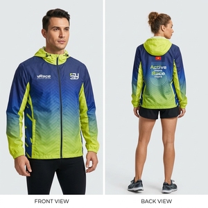 Chaqueta Cortavientos con Logotipo Personalizado, Proveedor de Ropa Deportiva Ligera para Exteriores - Product Image 1