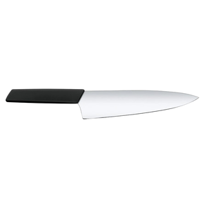 Cuchillo de Chef Moderno de 20 cm, Hoja Afilada de Acero Inoxidable, Mango Negro, Cuchillo de Cocina Profesional para Cortar y Rebanar Carne y Verduras - Product Image 2