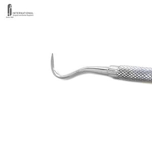 Raspador Dental Manual Profesional H6/H7 de Acero Inoxidable, Instrumento Periodontal con Punta Fina y Afilada de FJ INTERNATIONAL - Product Image 3